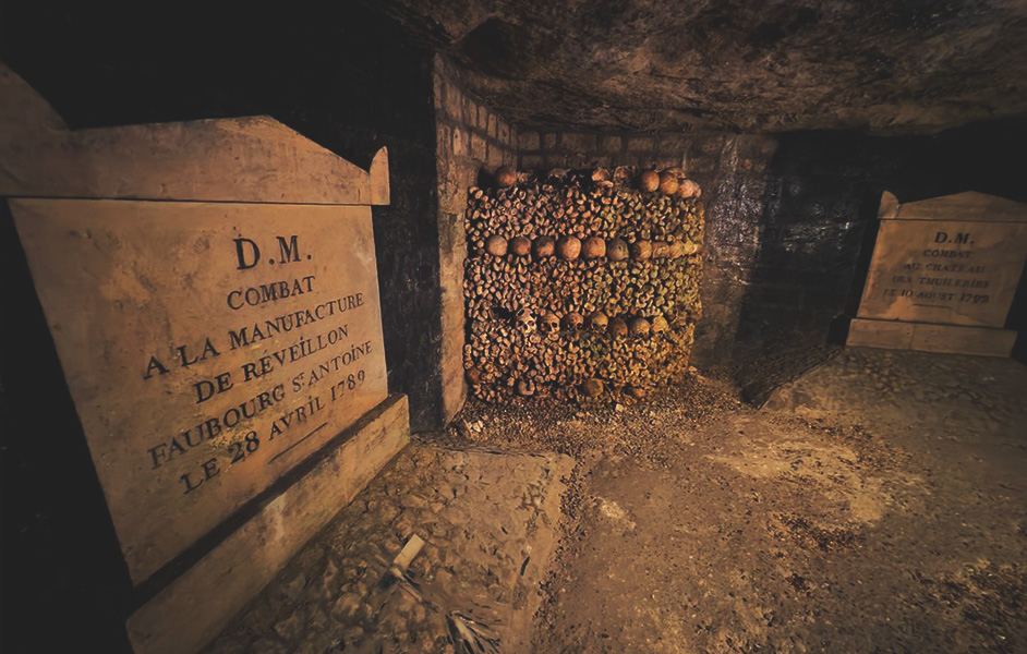 A brief introduction to the Catacombs of Paris as a popular tourist attraction